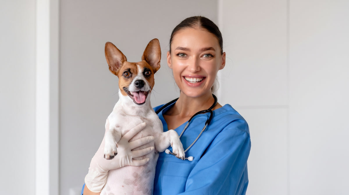 Portrait of a veterinary consultant